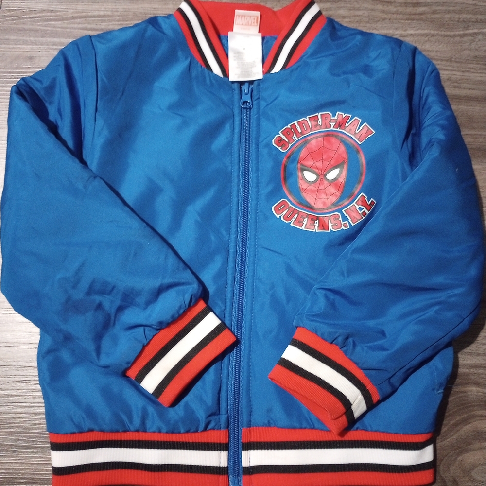 Marvel Spider-Man Blue and Red Kids Costume Jacket